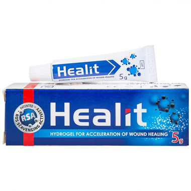 Gel Healit Vhpharma hỗ trợ điều trị vết thương hở cấp tính và mãn tính (5g)