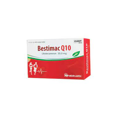 Thuốc Bestimac Q10 30mg Mediplantex hỗ trợ điều trị các bệnh tim mạch (6 vỉ x 10 viên)