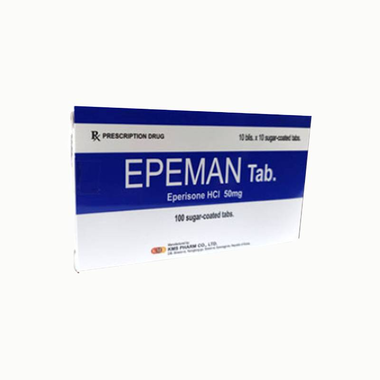 Thuốc Epeman 50mg cải thiện chứng tăng trương lực cơ (10 vỉ x 10 viên)