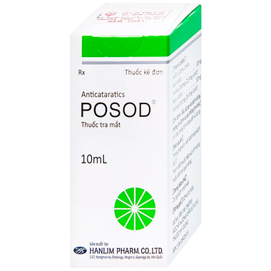 Thuốc nhỏ mắt Posod điều trị đục, xuất huyết pha lê (10ml)