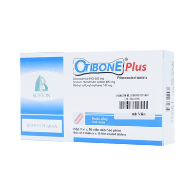 Thuốc Otibone Plus hỗ trợ xương khớp (3 vỉ x 10 viên)
