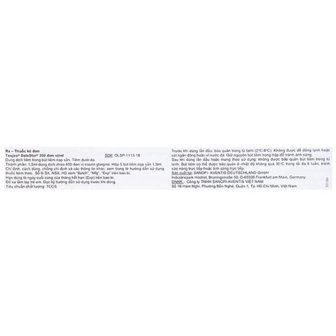Thuốc tiêm Toujeo Solostar 300U/ml Sanofi điều trị tiểu đường (5 cây x 1.5ml)