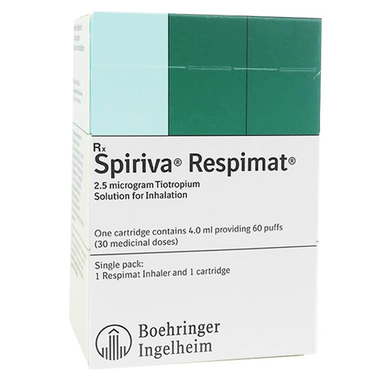 Thuốc Spiriva Respimat 0,0025 điều trị viêm phế quản mạn (4ml)