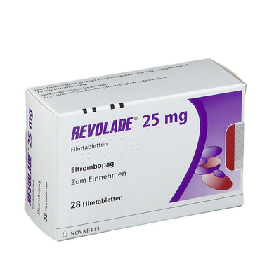 Thuốc Revolade 25mg trị xuất huyết giảm tiểu cầu miễn dịch (4 vỉ x 7 viên)