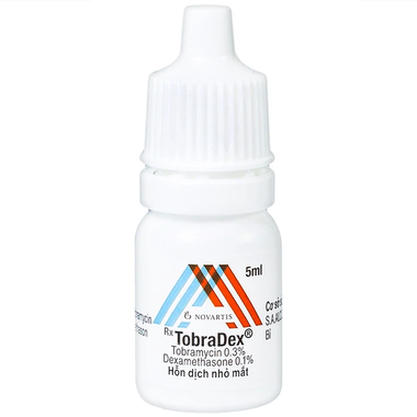 Thuốc nhỏ mắt TobraDex Novartis điều trị tình trạng viêm ở mắt (5ml)