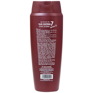 Dầu gội dược liệu Thái Dương 7 sạch tóc, da đầu 7 ngày không gàu, không ngứa (200ml)