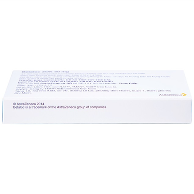 Thuốc Betaloc Zok 50mg điều trị tăng huyết áp, suy tim (28 viên)
