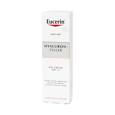 Kem dưỡng Eucerin Hyaluron-Filler Eye SPF 15 hỗ trợ ngăn ngừa lão hóa vùng mắt (15ml)