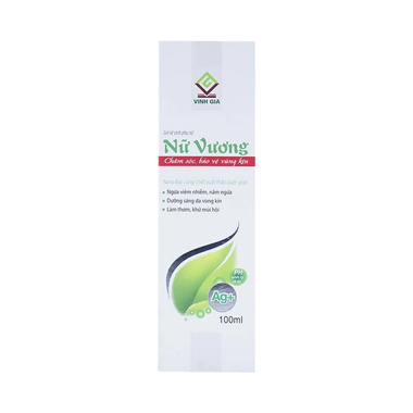 Gel vệ sinh phụ nữ Nữ Vương Vinh Gia khử mùi, ngừa viêm, nấm vùng kín (100ml)