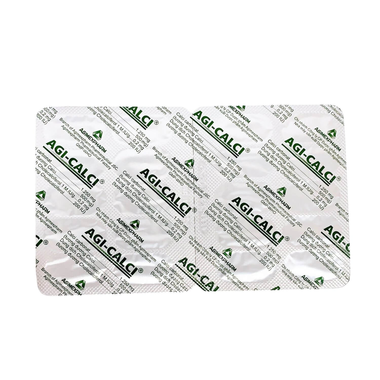 Thuốc Agi-Calci Agimexpharm bổ sung canxi (20 vỉ x 10 viên)