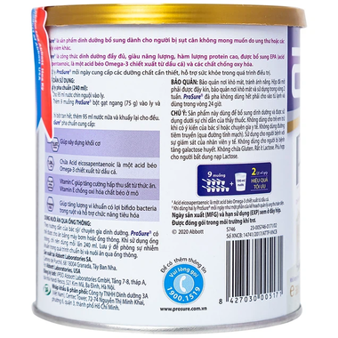 Sữa Abbott Prosure hương vani bổ sung dưỡng chất cho người sụt cân (380g)