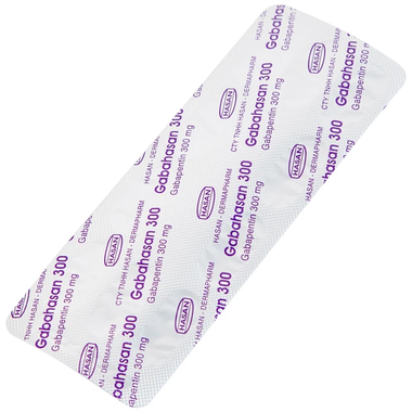 Thuốc Gabahasan 300mg điều trị động kinh, đau viêm dây thần kinh (3 vỉ x 10 viên)