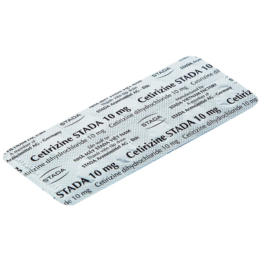 Thuốc Cetirizine Stada 10mg giảm triệu chứng viêm mũi dị ứng (100 viên)