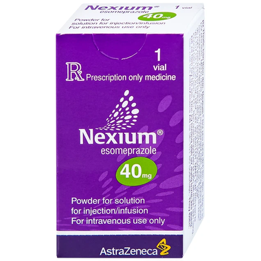 Thuốc tiêm tĩnh mạch Nexium 40mg AstraZeneca điều trị kháng tiết dịch vị (Hộp 1 lọ)