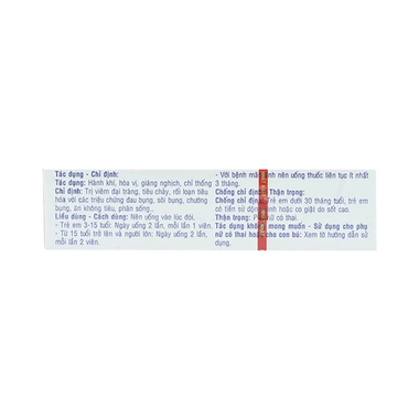 Thuốc Đại Tràng Nhất Nhất hỗ trợ điều trị viêm đại tràng, rối loạn tiêu hóa (20 viên)