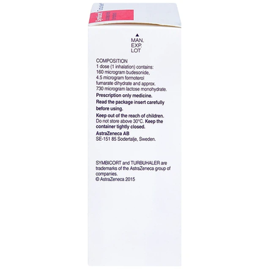 Thuốc Symbicort AstraZeneca điều trị hen suyễn, tắc phổi mãn tính (120 liều)