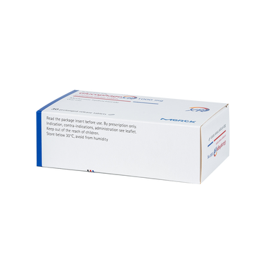 Thuốc Glucophage XR 1000mg Merck điều trị tiểu đường type 2 (3 vỉ x 10 viên)