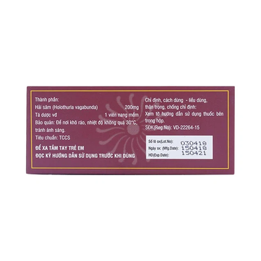 Thuốc Haisamin tăng cường sinh lý nam (30 Viên)