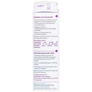 Gel đặt âm đạo Papilocare Gel Vaginal hỗ trợ đào thải HPV (21 tuýp x 5ml)