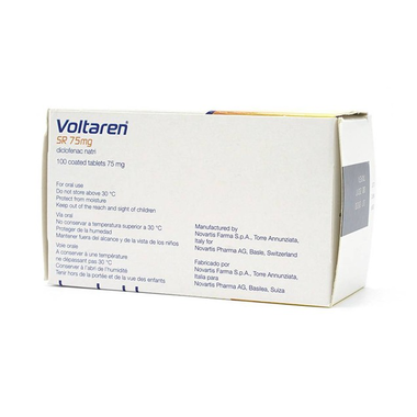 Thuốc Voltaren SR 75mg  điều trị viêm đau xương khớp (100 viên)