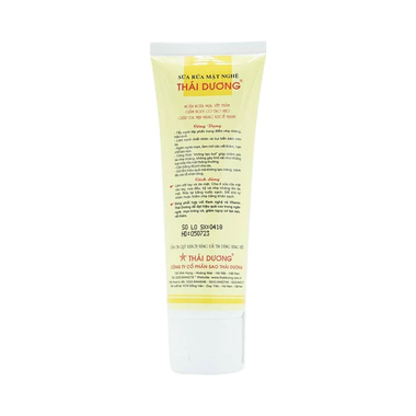 Sữa rửa mặt nghệ Thái Dương làm sạch chất nhờn và bụi bẩn (90g)