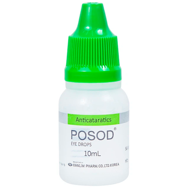 Thuốc nhỏ mắt Posod điều trị đục, xuất huyết pha lê (10ml)