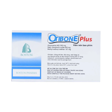 Thuốc Otibone Plus hỗ trợ xương khớp (3 vỉ x 10 viên)