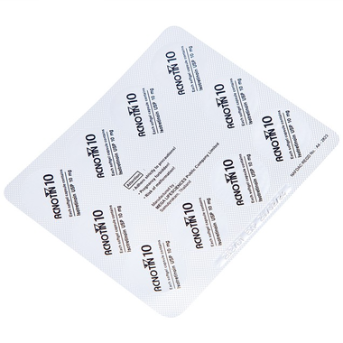 Thuốc Acnotin 10mg điều trị mụn trứng cá toàn thân (3 vỉ x 10 viên)
