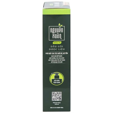 Dầu gội dược liệu Nguyên Xuân xanh lá hỗ trợ tóc khoẻ, mềm mại, suôn mượt (250ml)