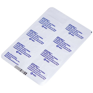Thuốc Janumet 50mg/500mg điều trị đái tháo đường type 2 (4 vỉ x 7 viên)