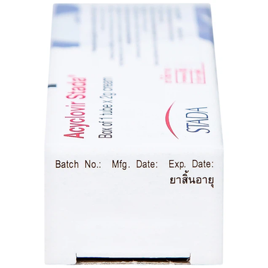 Kem Acyclovir Stada Cream điều trị da nhiễm virus Herpes Simplex (2g)