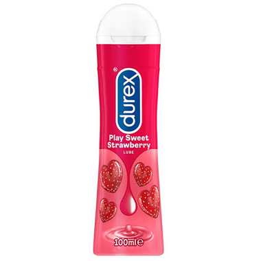 Gel bôi trơn Durex Play Sweet Strawberry hỗ trợ bôi trơn trong quá trình quan hệ (100ml)