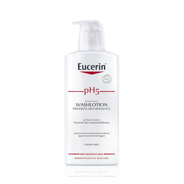 Sữa Tắm Dịu Nhẹ, Không Mùi Dành Cho Nhạy Cảm Eucerin pH5 WashLotion For Body &amp; Face (400ml)