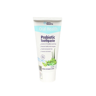 Kem đánh răng men vi sinh Henry Blooms Oral Health Probiotic Toothpaste giúp giảm ê buốt và trắng răng 100g