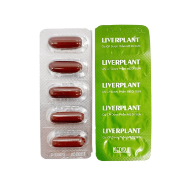 Thuốc Liverplant hỗ trợ điều trị các bệnh về gan (12 vỉ x 5 viên)