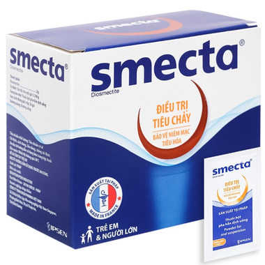 Thuốc bột Smecta  điều trị tiêu chảy, bảo vệ niêm mạc tiêu hoá (30 gói)