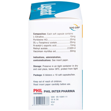 Thuốc Logpatat  hỗ trợ điều trị một số bệnh lý về mắt (6 vỉ x 10 viên)