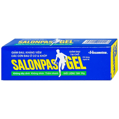 Gel Salonpas Gel giảm đau, kháng viêm cơ khớp (Tuýp 30g)