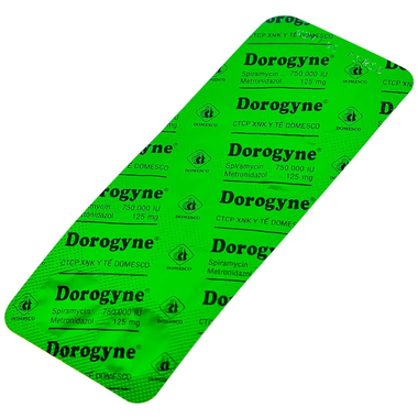 Thuốc Dorogyne Domesco điều trị nhiễm trùng răng miệng cấp (2 vỉ x 10 viên)