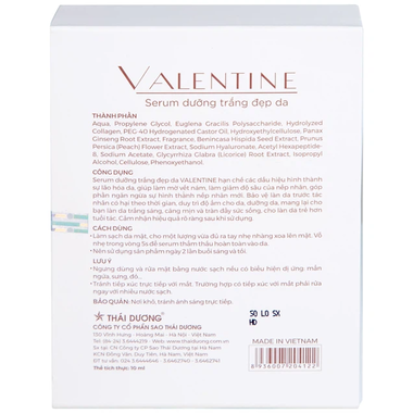 Serum Valentine dưỡng trắng, đẹp da (10ml)