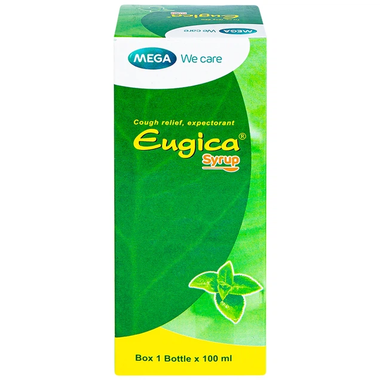 Siro ho Eugica DHG hỗ trợ điều trị ho, long đờm (100ml)