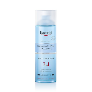 Combo Kem chống nắng Eucerin Sun Fluid Mattifying Spf 50+ + Nước tẩy trang Eucerin Dermato Clean Micellar Water 3 In 1 (200ml)