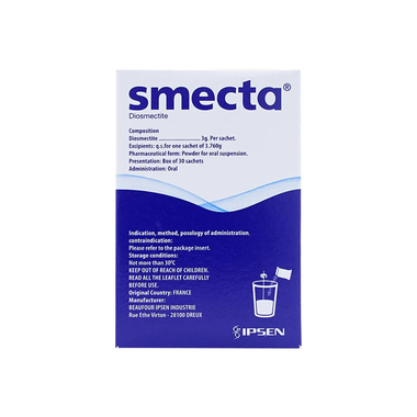 Thuốc bột Smecta  điều trị tiêu chảy, bảo vệ niêm mạc tiêu hoá (30 gói)