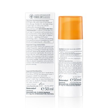 Kem chống nắng Eucerin Sun Gel-Cream Oil Control Spf 50+ cho da dầu mụn (50ml)