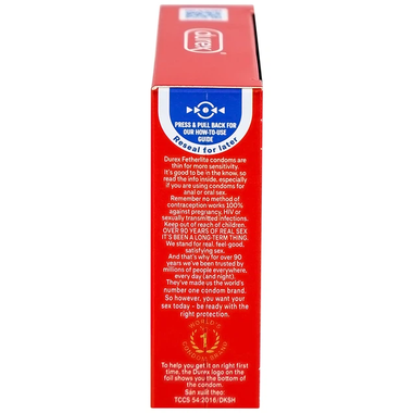 Bao cao su Durex Fetherlite 52mm siêu mỏng , độ bảo vệ cao (3 cái)