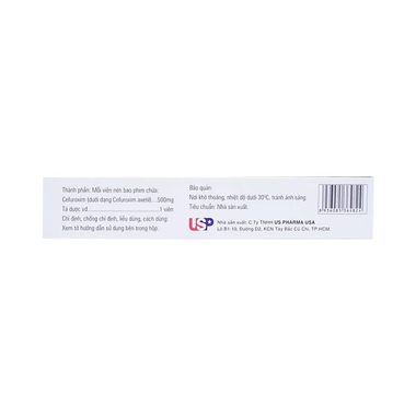 Thuốc Cefurich 500mg US Pharma điều trị nhiễm khuẩn (10 viên)