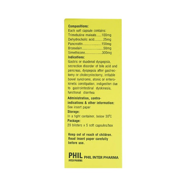 Thuốc Banitase Phil Inter điều trị khó tiêu đầy hơi ở dạ dày (100 viên)