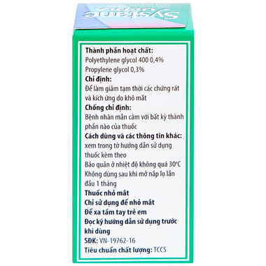 Dung dịch nhỏ mắt Systane Ultra làm giảm tạm thời các chứng rát và kích ứng do khô mắt (5ml)