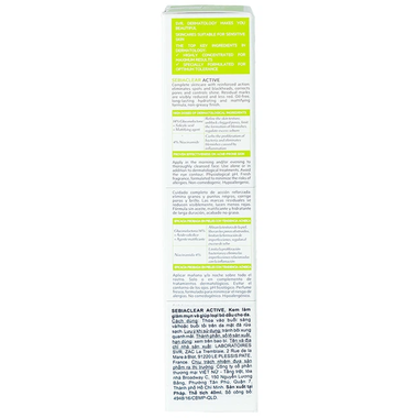 Kem SVR Sebiaclear Active hỗ trợ giảm mụn và loại bỏ dầu cho da (40ml)