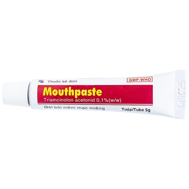 Thuốc Mouthpaste Mediphar USA giảm tổn thương ở niêm mạc miệng, lợi (5g)